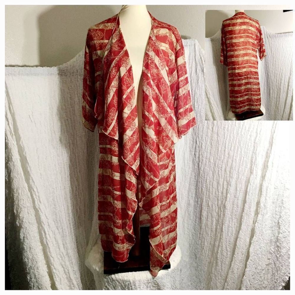 Lula Roe Shirley Open Cardigan Duster Size M
